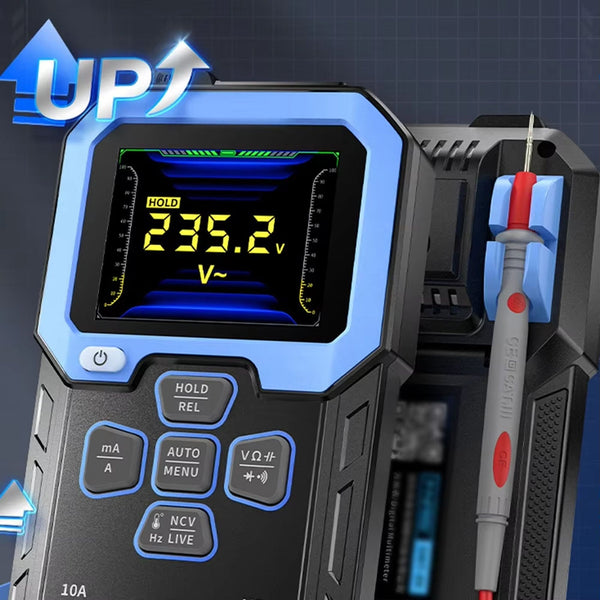 CastFirt Smart Multimeter with Live Data Graphing and Auto-Ranging