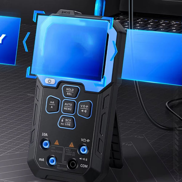 CastFirt Smart Multimeter with Live Data Graphing and Auto-Ranging