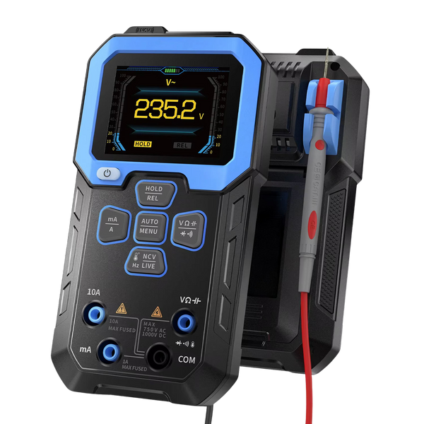 CastFirt Smart Multimeter with Live Data Graphing and Auto-Ranging