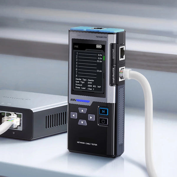 CronzTalin Gigabit Network Cable Diagnostic Tool with PoE Detection