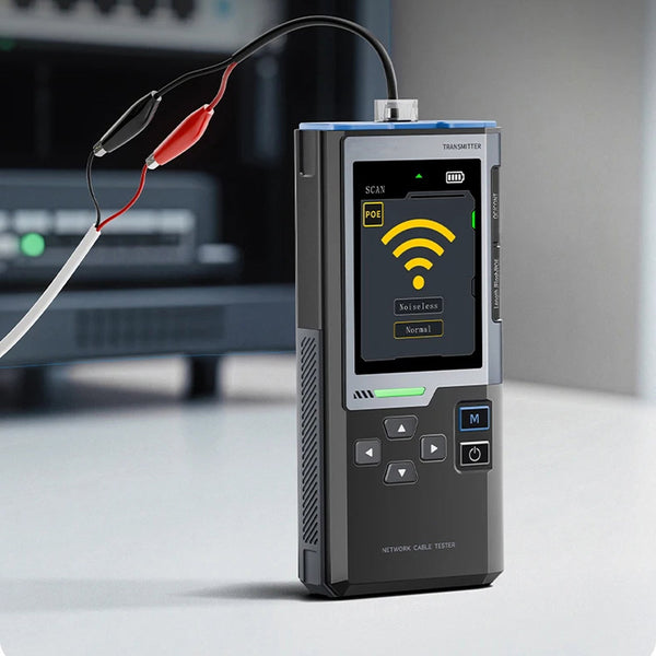 CronzTalin Gigabit Network Cable Diagnostic Tool with PoE Detection