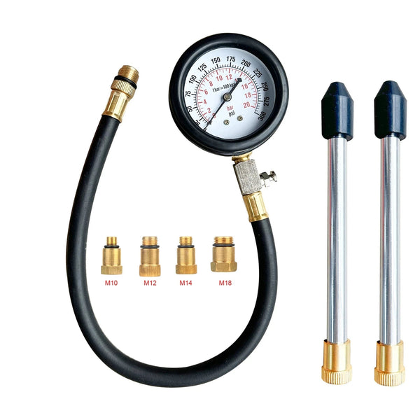 DelNopsi 2-in-1 Fuel Pressure and Compression Tester Kit