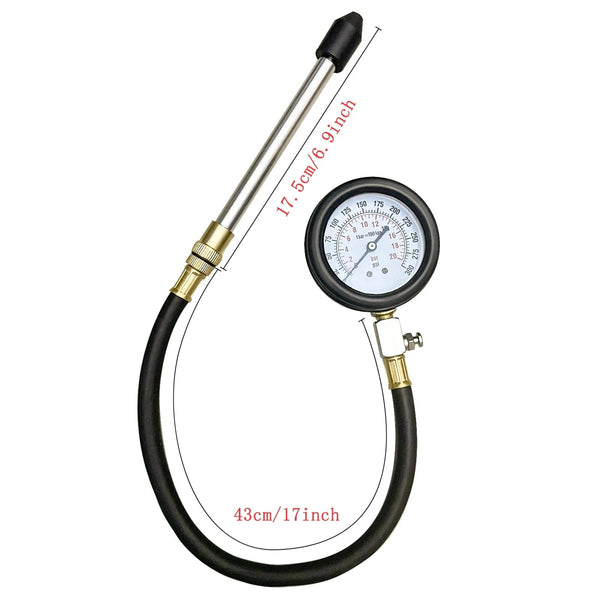 DelNopsi 2-in-1 Fuel Pressure and Compression Tester Kit