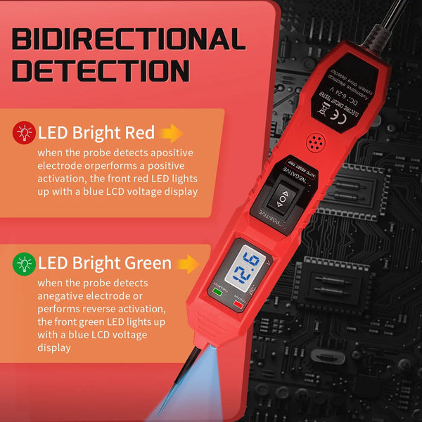 EdorVious 3.5V-36V Automotive Power Probe Circuit Tester