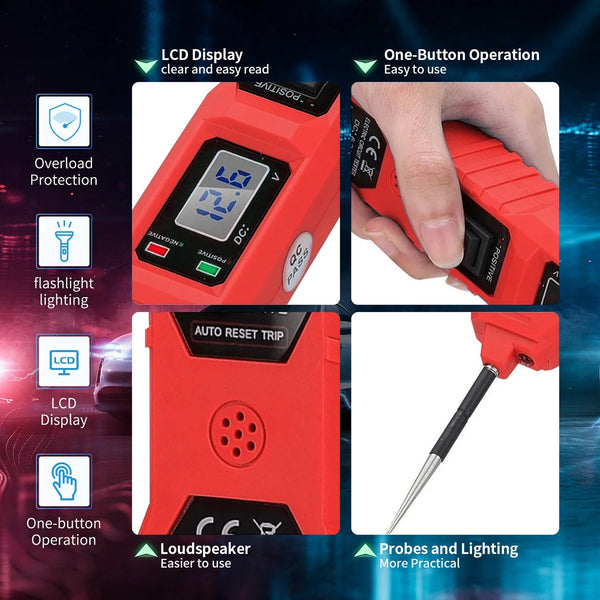 EdorVious 3.5V-36V Automotive Power Probe Circuit Tester