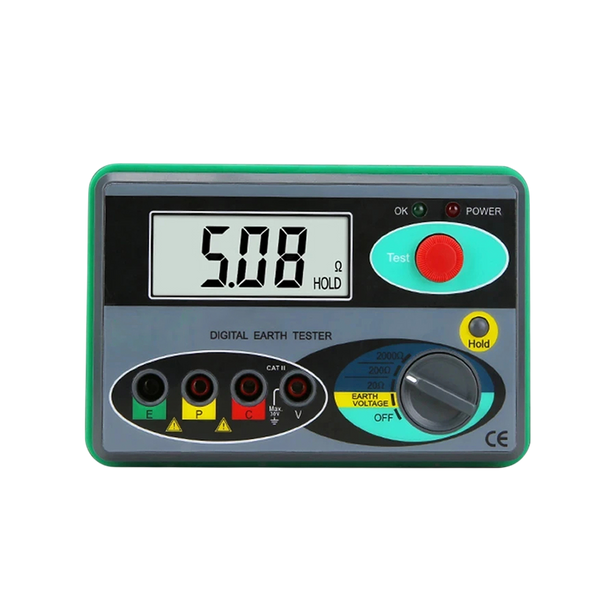 EthixLovi Earth Ground Resistance Tester - 2000 Ohm Range