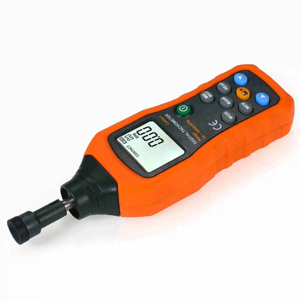 InfiWeas Professional Contact Tachometer for Industrial RPM & Surface Speed