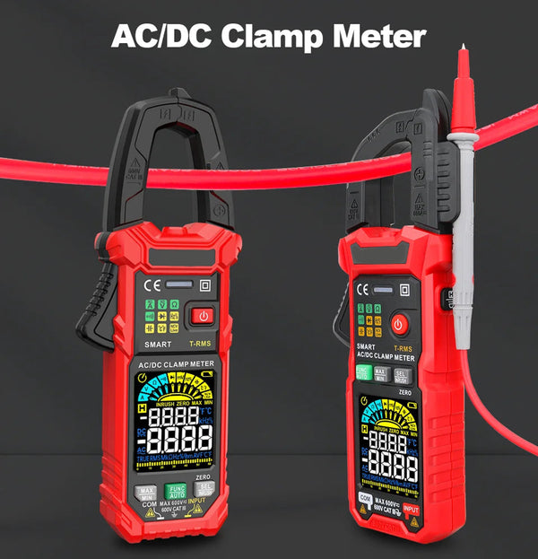 MereiCeci True RMS Digital Clamp Meter for Industrial HVAC