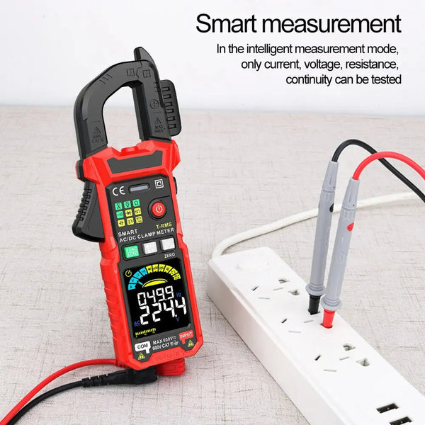 MereiCeci True RMS Digital Clamp Meter for Industrial HVAC