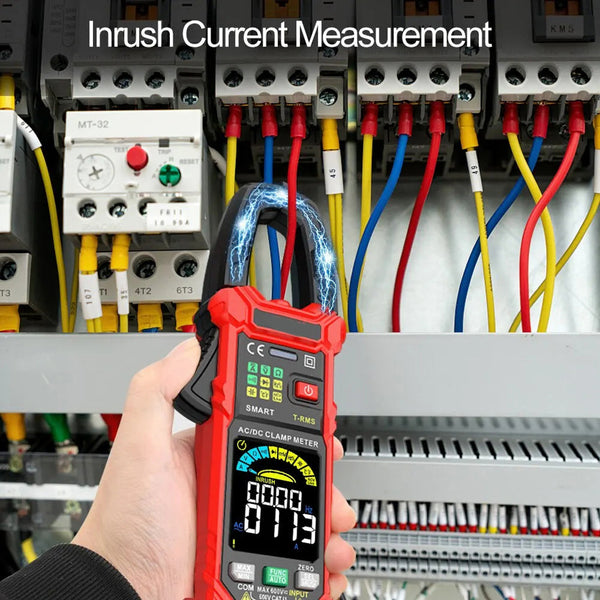 MereiCeci True RMS Digital Clamp Meter for Industrial HVAC
