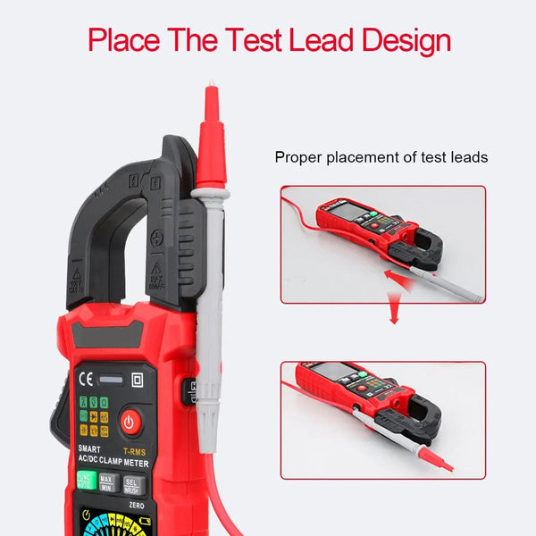 MereiCeci True RMS Digital Clamp Meter for Industrial HVAC