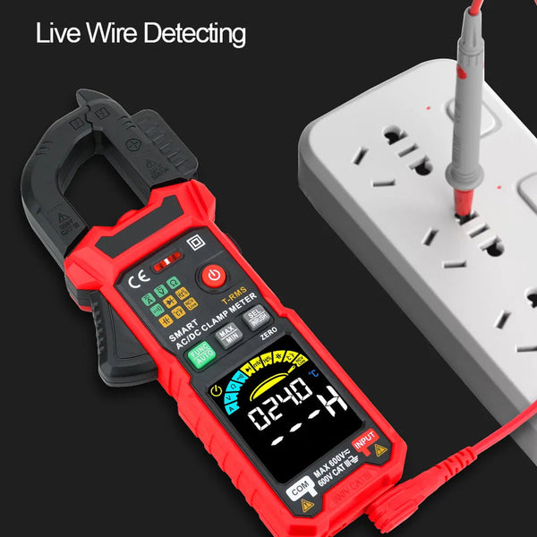 MereiCeci True RMS Digital Clamp Meter for Industrial HVAC