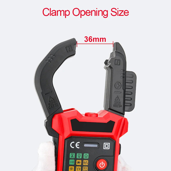 MereiCeci True RMS Digital Clamp Meter for Industrial HVAC