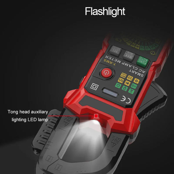 MereiCeci True RMS Digital Clamp Meter for Industrial HVAC