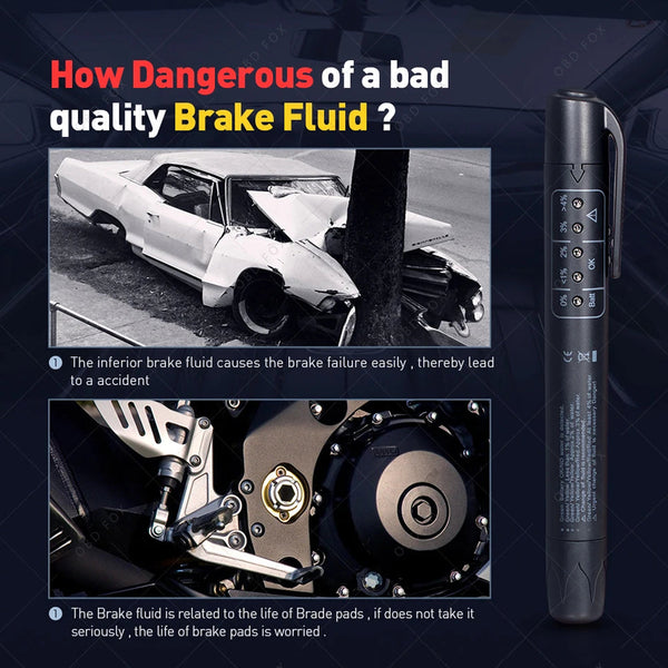 RadivJoli Professional 5-LED Brake Fluid Moisture Tester