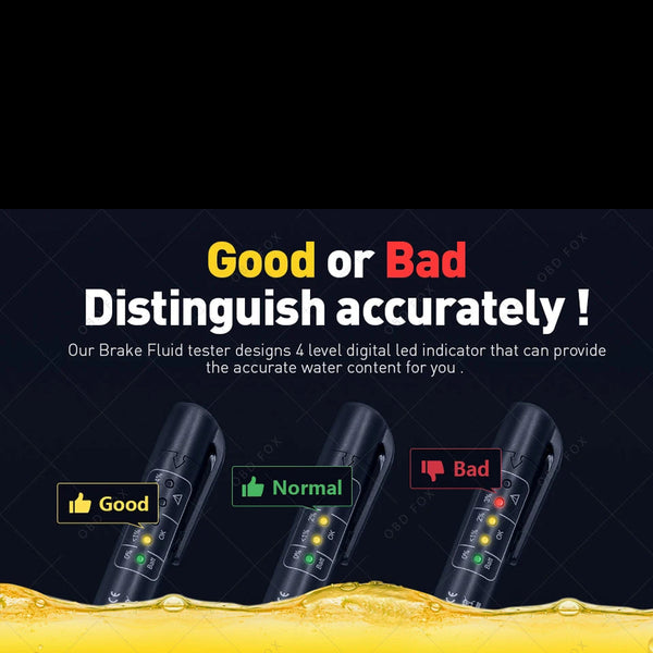 RadivJoli Professional 5-LED Brake Fluid Moisture Tester
