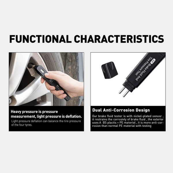 RadivJoli Professional 5-LED Brake Fluid Moisture Tester