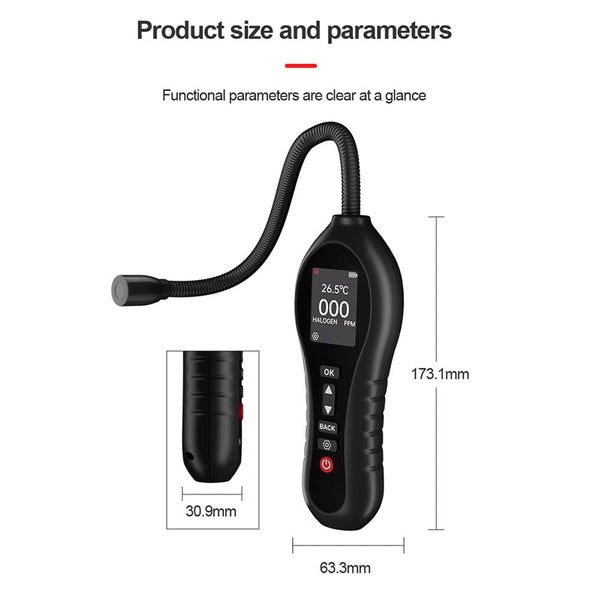 SafeNoil 1 PPM Precision HVAC & Automotive Leak Detector