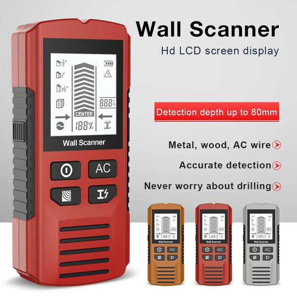 StudSynci 3-in-1 Wall Scanner and Stud Finder