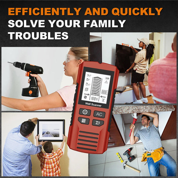StudSynci 3-in-1 Wall Scanner and Stud Finder