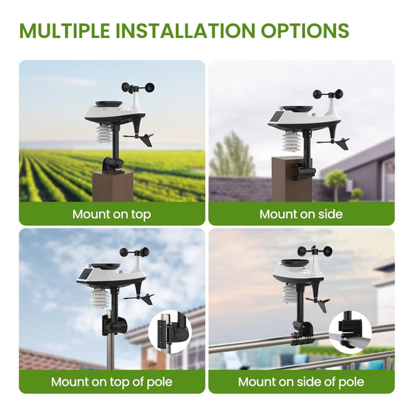 TaciAtmos WiFi Professional Weather Monitoring System
