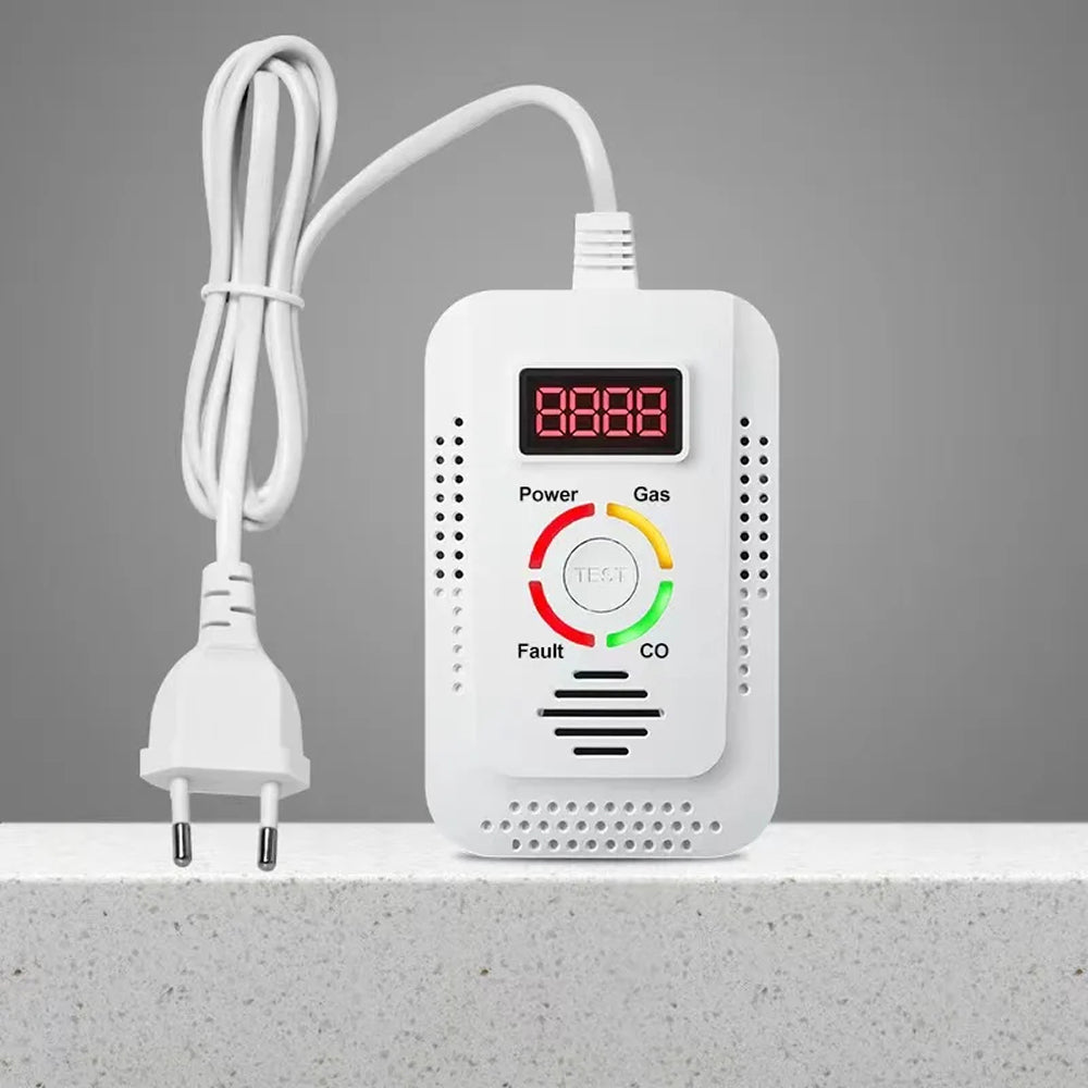 TeadLorel 2-in-1 Natural Gas and Carbon Monoxide Detector with LCD Display