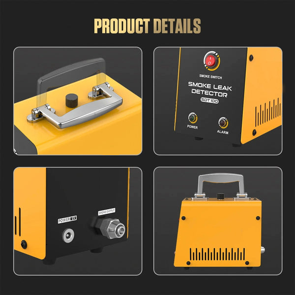 TekDanix Portable Smoke Machine for Car Leak Detection