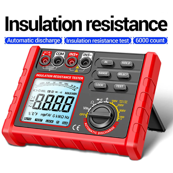 TeriLimax Professional 1000V Insulation Resistance Tester & Multimeter
