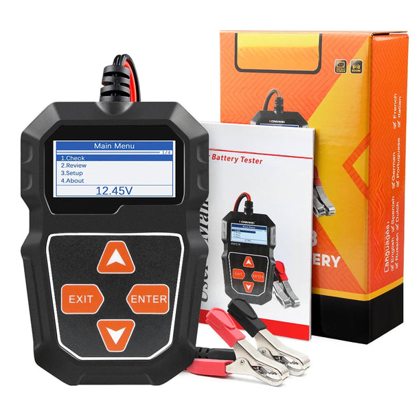 WontPrix 3-in-1 Battery and Alternator Tester for 12V Vehicles